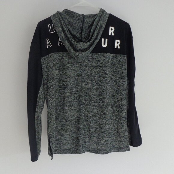 Under Armour Training Hoodie Womens Loose Fit UA Tech Lightweight‎ Black Sz XS - Picture 4 of 9